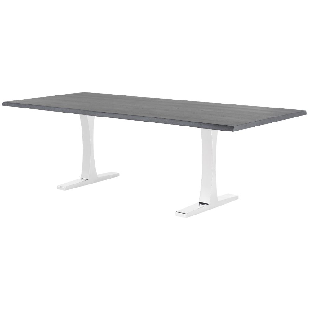 Nuevo HGSR421 TOULOUSE DINING TABLE in OXIDIZED GREY